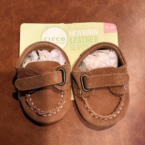 Circo Baby Tan Leather Moccasins